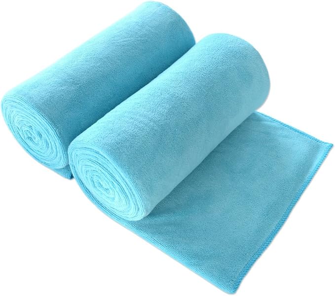 JML Bath Towel, Microfiber Towel Sets 2 Pack by JML
