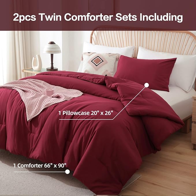 ROSGONIA Twin Comforter & Pillowcase - Image 3