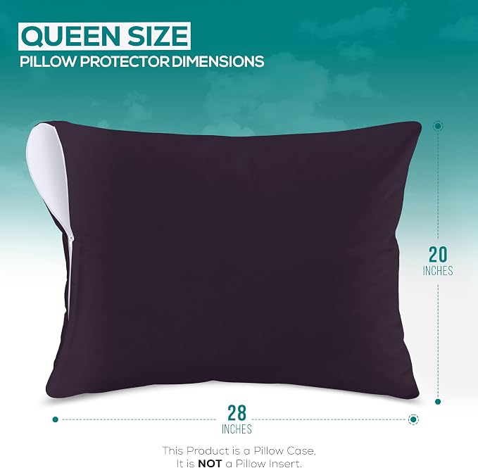 Utopia Bedding Premium 100% Waterproof Pillow Protectors - Image 2