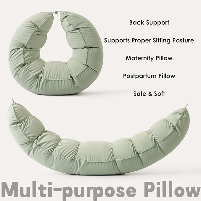 Peallow – Long Round Body Pillow - Image 7