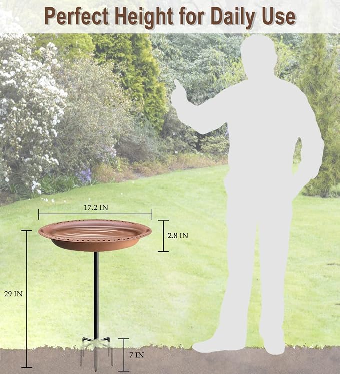 Garbuildman Upgraded 5-Prong Base Bird Bath - Image 2