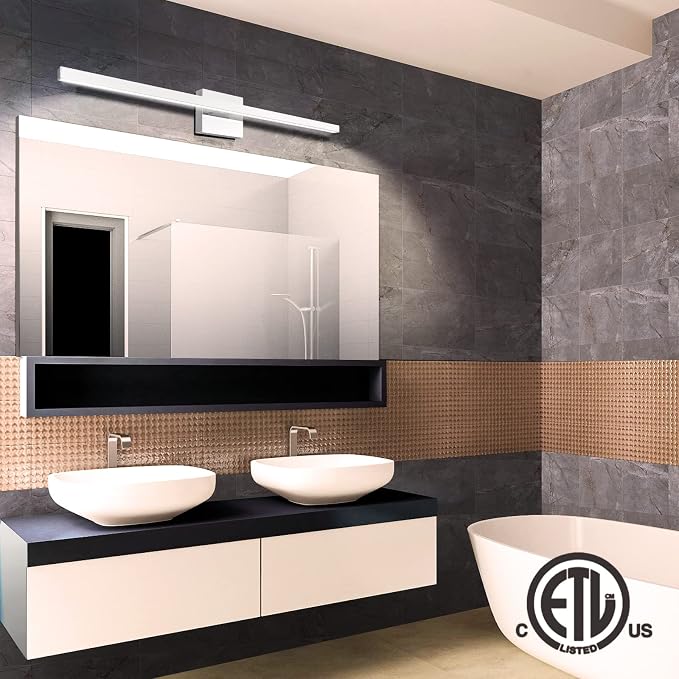 VOLISUN Modern Bathroom Vanity Light 31.5 inch, 18W Dimmable 5CCT Led Bathroom - Image 4