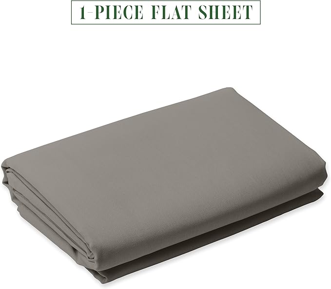 Luxury Flat Sheet on Amazon Elegant Comfort Wrinkle-Free 1500 Premier Hotel - Image 2