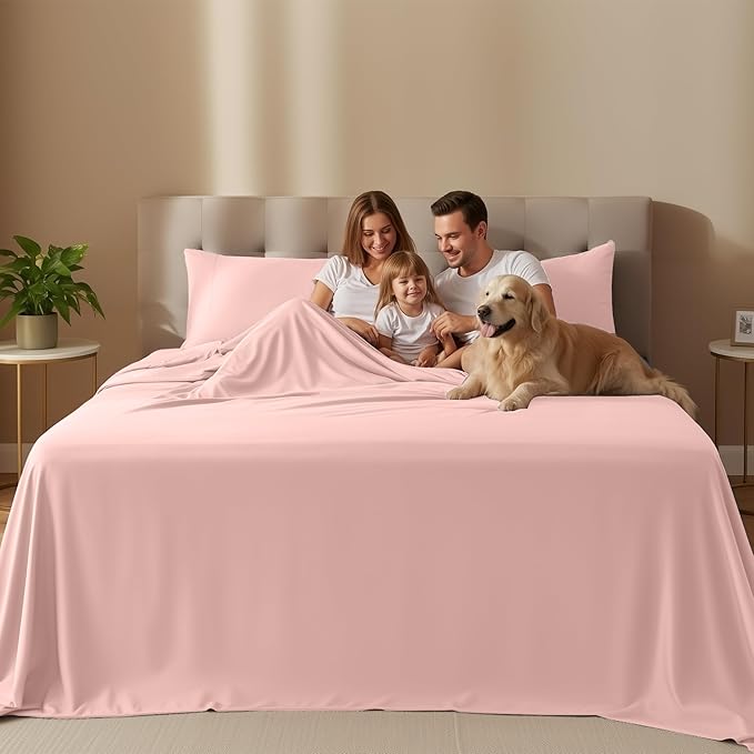 Utopia Bedding King Size Sheet Set – 4 Piece Bed Sheets, Soft and Breathable - Image 2
