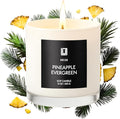 Lulu Candles | Pineapple Evergreen | Luxury Scented Soy Jar Candle | Hand by LULUCANDLES