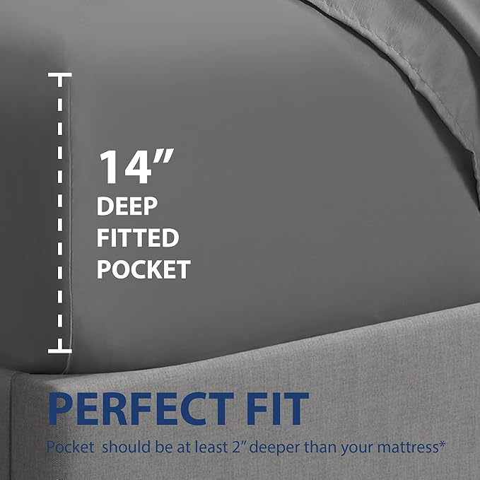 Cathay Home King Fitted Sheet - Image 3