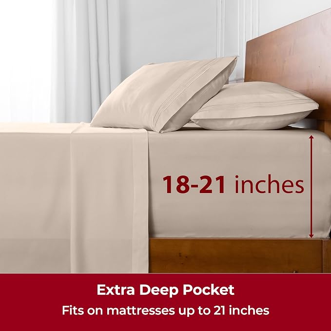 Mellanni Extra Deep Twin XL Sheets - Image 6