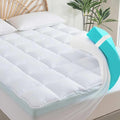 Memory Foam Mattress Topper 2inch+2inch Full, Pressure-Relieving Bed Topper by SHOUREN