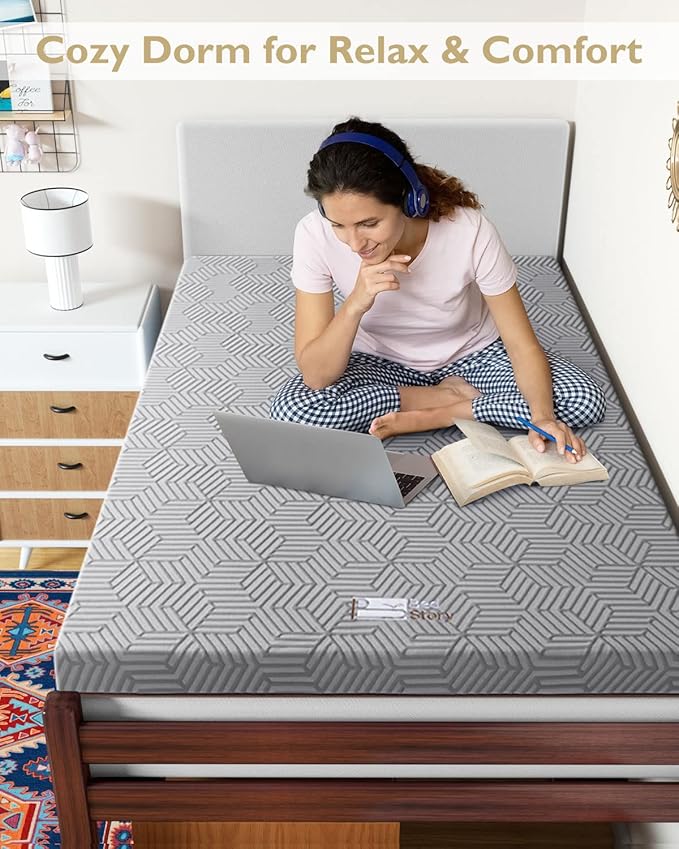 BedStory Firm Mattress Topper Twin XL - Image 4