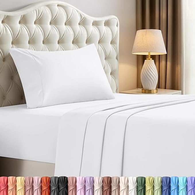 Utopia Bedding Twin Sheet Set – 3 Piece Bed Sheets by UTOPIABEDDING