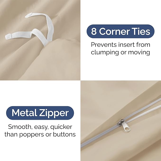Duvet Cover Queen Size Set - Image 4