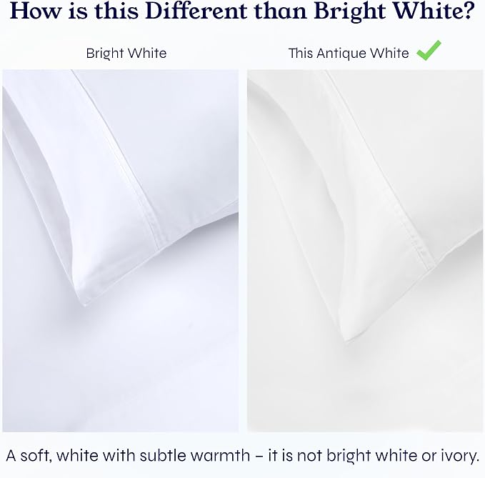California Design Den 2-Pack Twin XL Sheet Sets 100% Cotton Sateen - Image 5