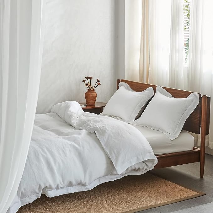 Simple&Opulence 100% Washed Linen Duvet Cover - Image 8