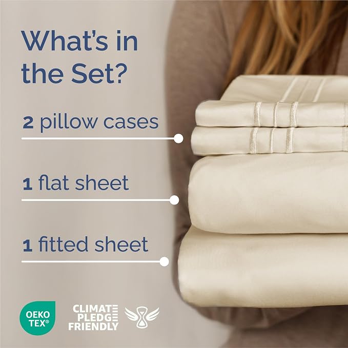 King Size 4 Piece Sheet Set - Image 2