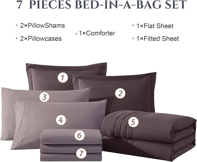 Monbix California King Size Comforter Set - Image 7