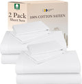 California Design Den 100% Cotton 2-Pack Full Sheet Set by CaliforniaDesignDen