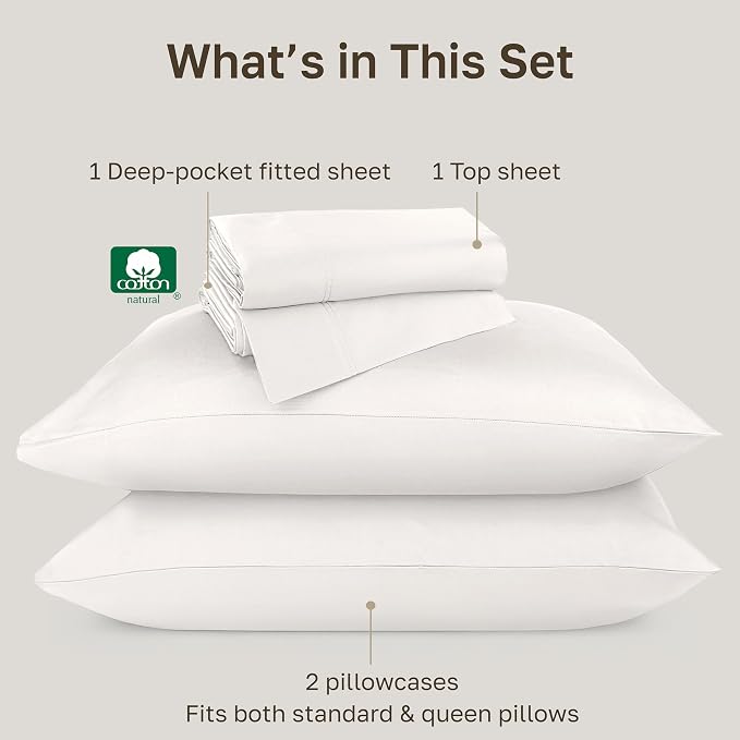 California Design Den Queen Sheets Set - Image 4