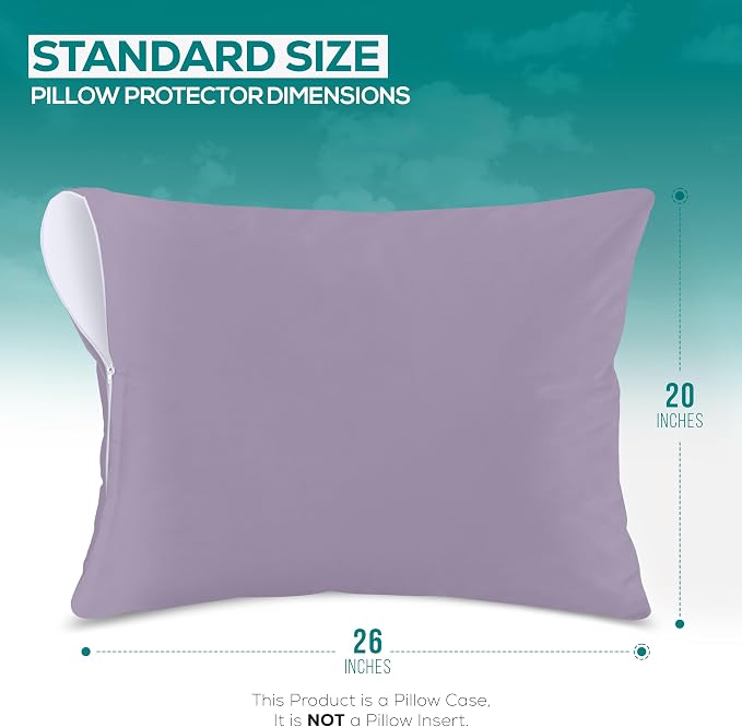 Utopia Bedding Premium 100% Waterproof Pillow Protectors - Image 2