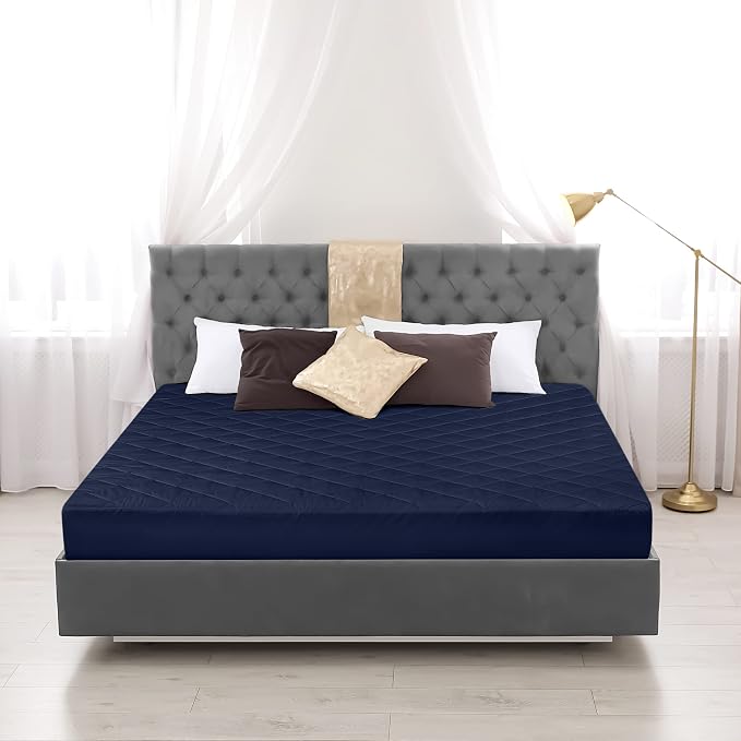 Utopia Bedding Quilted Fitted Mattress Pad, King Size, Elastic Fitted Mattress - Image 7