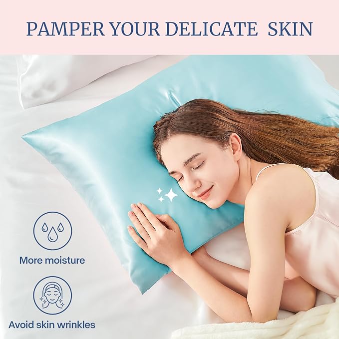 BEDELITE Satin Pillowcase for Hair and Skin, Super Soft Similar to Silk Pillow - Image 3