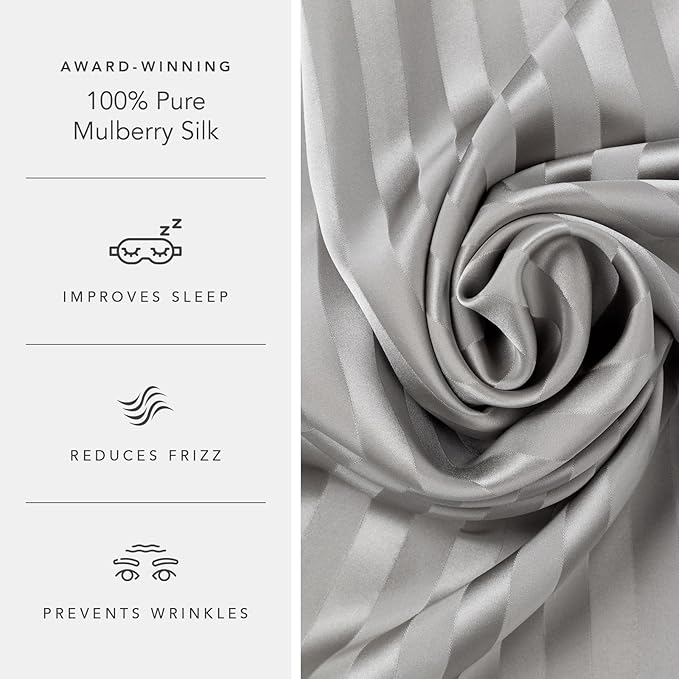 Fishers Finery 25mm 100% Pure Mulberry Silk Pillowcase - Image 5