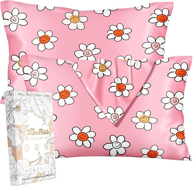 Miss Adola 2 Pack Mulberry Silk Pillowcase by MissAdola