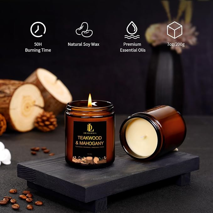 8 Pack Candles for Home Scented, Scented Candles Gifts Set for Women Men - Image 6