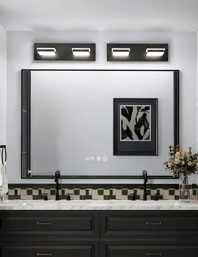 VOLISUN Modern Bathroom Vanity Light Fixtures, Matte Black LED Bathroom - Image 5