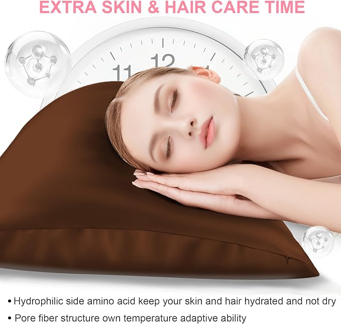 Silk Pillow Cases 2 Pack King Size - Image 3