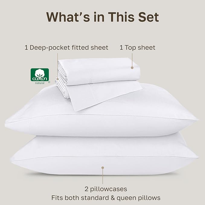 California Design Den Luxury 800 Thread Count 100% Cotton Sheets - Image 4