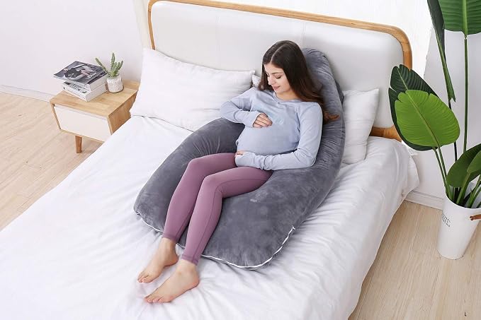 AS AWESLING Pregnancy Pillow, U Shaped Full Body Pillow, Support and Maternity - Image 7