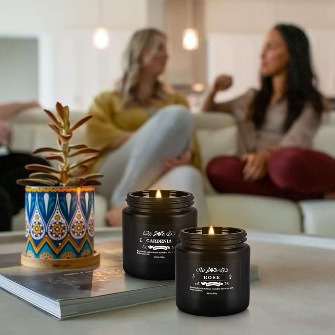 YOROXRG Scented Candles Gifts Set 12 Pack Soy Wax Travel Tin Jar Candles - Image 5