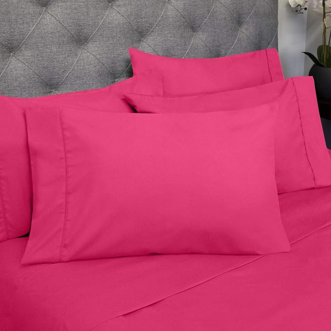 Sweet Home Collection 6 Piece Bed Sheet Set, RV Short Queen - Image 2