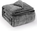 Super Fuzzy Soft Sherpa Fleece Weighted Blanket, 12 lbs Dual Sided Fluffy Heavy by EazfyPro