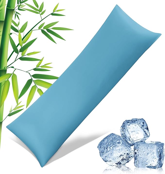 Body Pillowcase with Zipper Cooling Viscose from Bamboo Zippered Pillowcases by JamRest