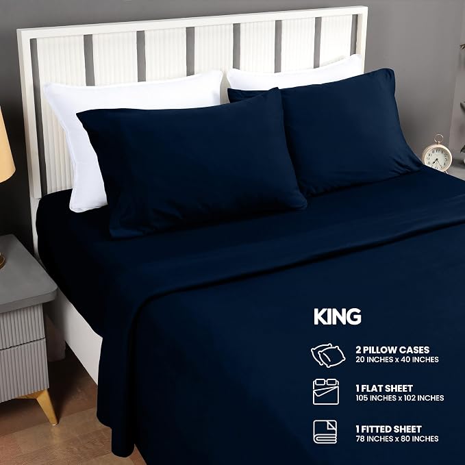 Utopia Bedding King Sheet Set - Image 2