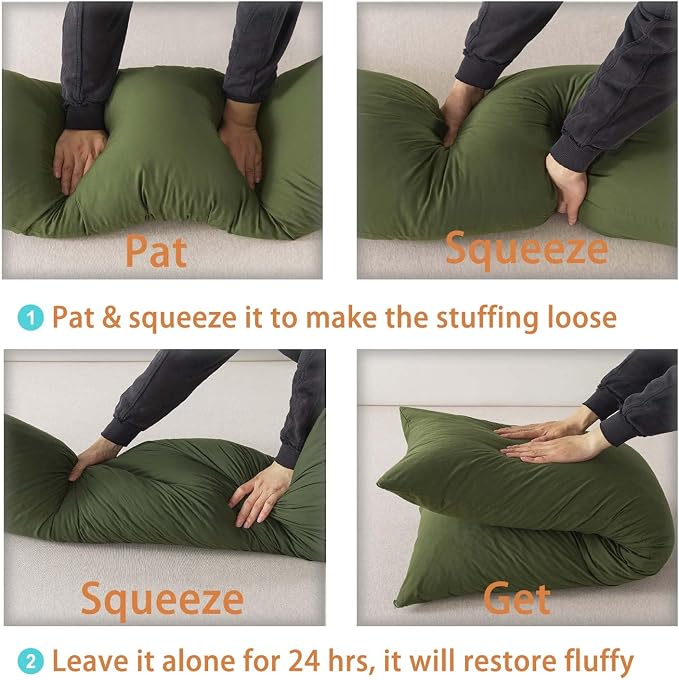 WhatsBedding Memory Foam Body Pillow - Image 6