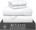 RUVANTI 4 Pcs Cotton Sheets by Ruvanti