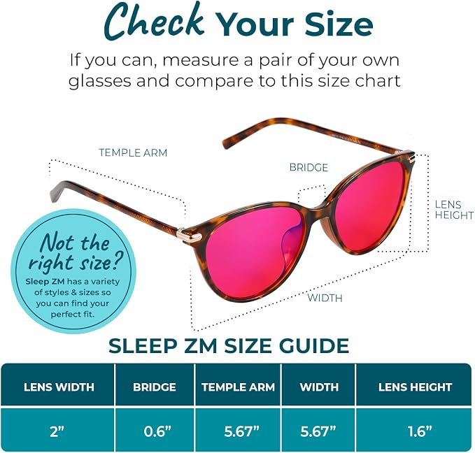 Sleep ZM Blue Light Blocking & Light Sensitivity Glasses - Image 5