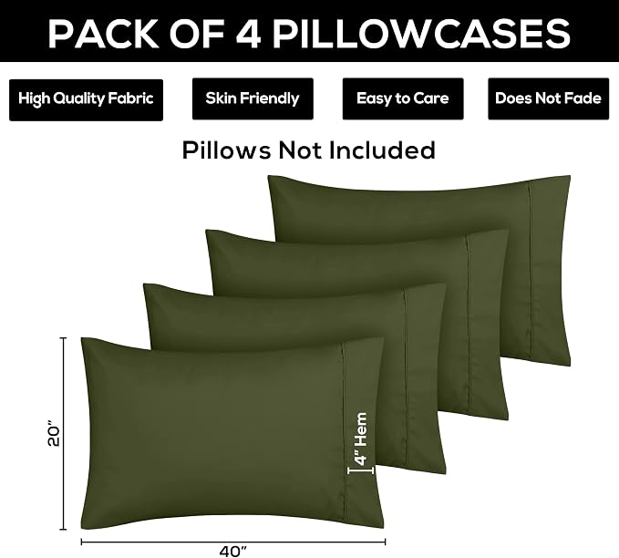 Utopia Bedding Queen Pillow Cases - Image 3