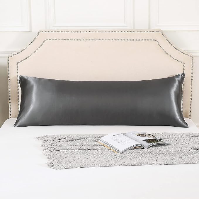 HUXMEYSON Body Pillow with Satin Pillowcase, Body Pillow - Image 7