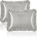 Homiest Ruffle Satin Pillowcase by Unknown