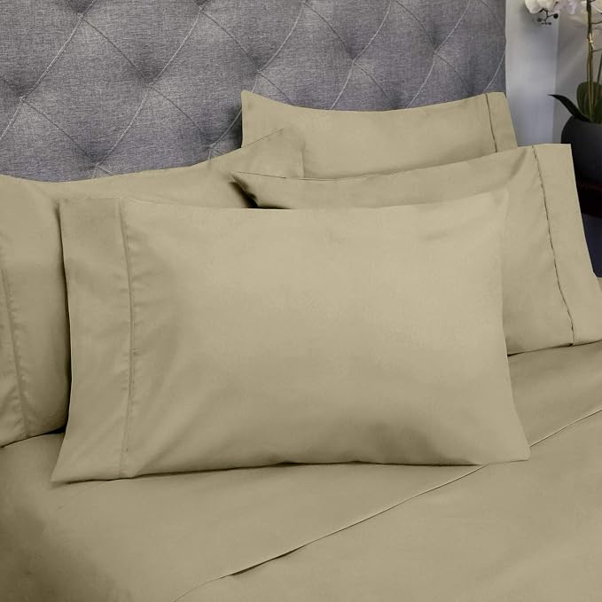Sweet Home Collection 6 Piece 1500 Supreme Collection Brushed Microfiber Deep - Image 2
