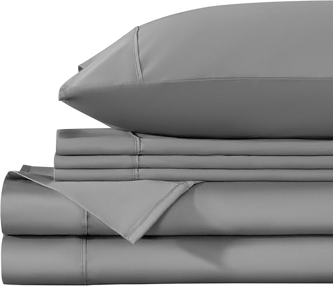 LBRO2M 1000 Thread Count 100% Egyptian Cotton Sheets Set 6 Piece Sets Full Size - Image 6