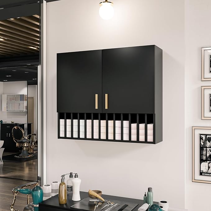 OmySalon Hair Color Organizer Rack, Salon Hair Color Tube Storage Cabinet - Image 2