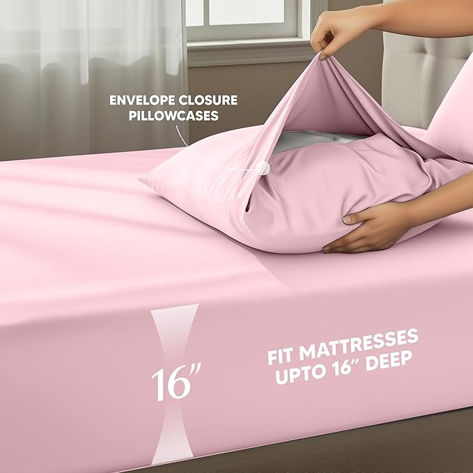 Utopia Bedding Full Bed Sheets Set - Image 4