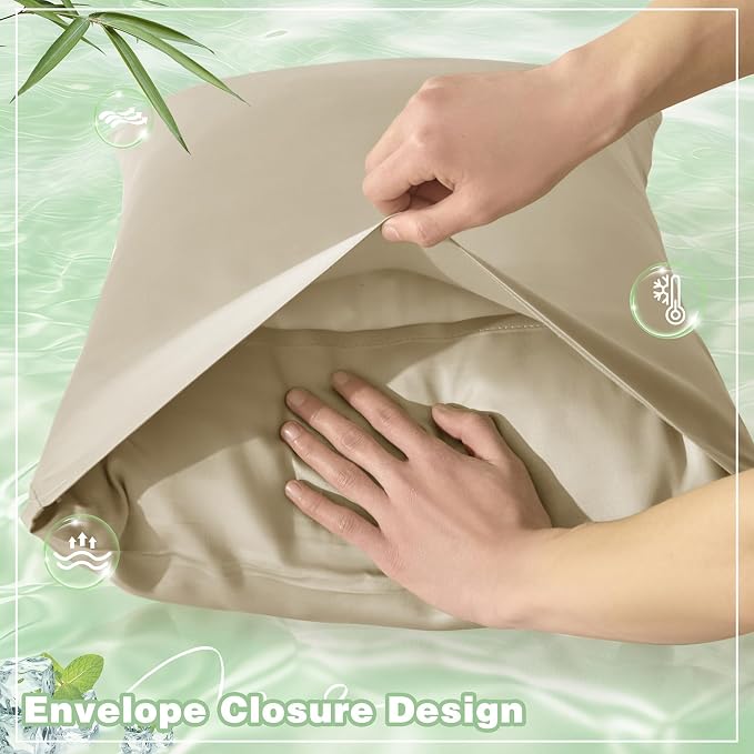 Homiest Cooling Body Pillow Case, 100% Rayon Derived from Bamboo Body Pillow - Image 5
