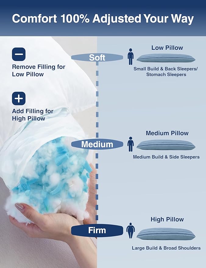 ZonLi Cooling Body Pillow for Adults, Breathable Cooling Fabric - Image 6