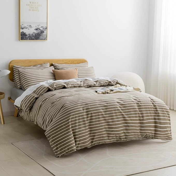 JELLYMONI Full Duvet Cover Set, Cotton Duvet Cover 3 Pieces - Image 2