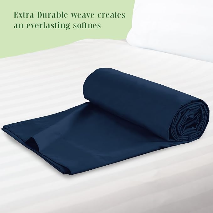 Elegant Comfort Premium Hotel Quality 1-Piece Flat Sheet, Luxury & Softest 1500 - Image 3
